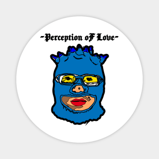 Perception oF Love Blue Mask Version. Magnet